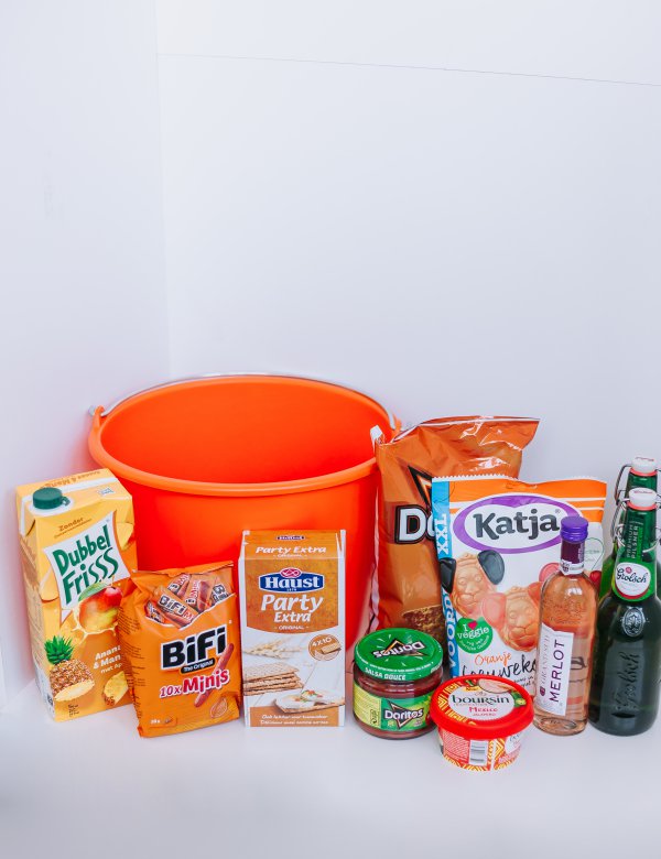 Oranjepakket "Een emmer vol Oranje"