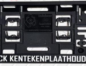 SUPERCLICK EU nummerplaathouder met reclamerand