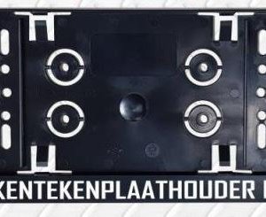 Clicker Nummerplaathouder met reclametekst