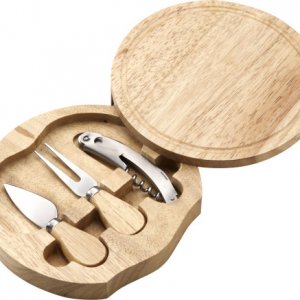 Houten kaasplank set